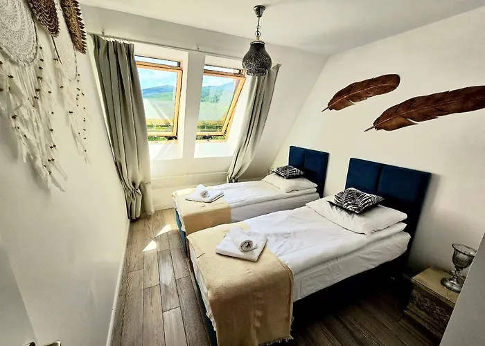 아파트 Glass Hill Dwupoziomowy Z Widokiem Na Gory 8 Osob *